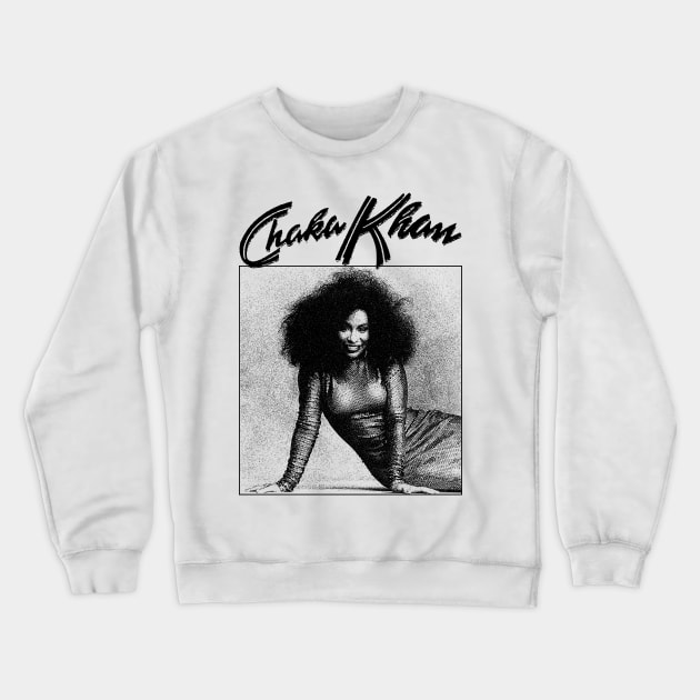 Chaka Khan Crewneck Sweatshirt by PUBLIC BURNING
